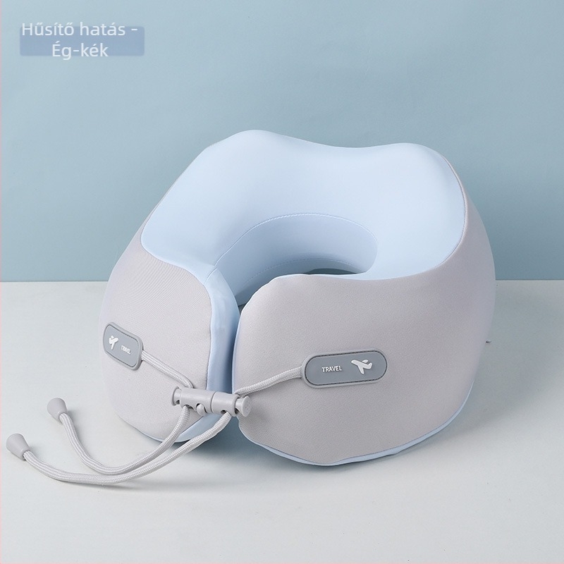 TOPENTAR Memóriahabos U-alakú utazópárna poliészter-pamut huzattal, modern egyszerű stílus