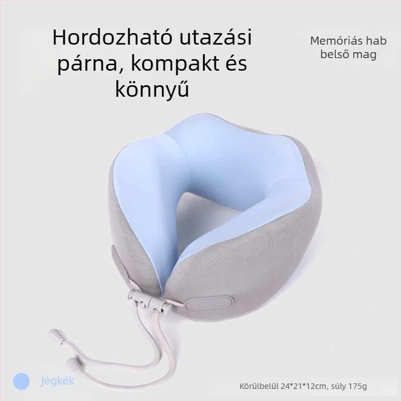 TOPENTAR Memóriahabos U-alakú utazópárna poliészter-pamut huzattal, modern egyszerű stílus