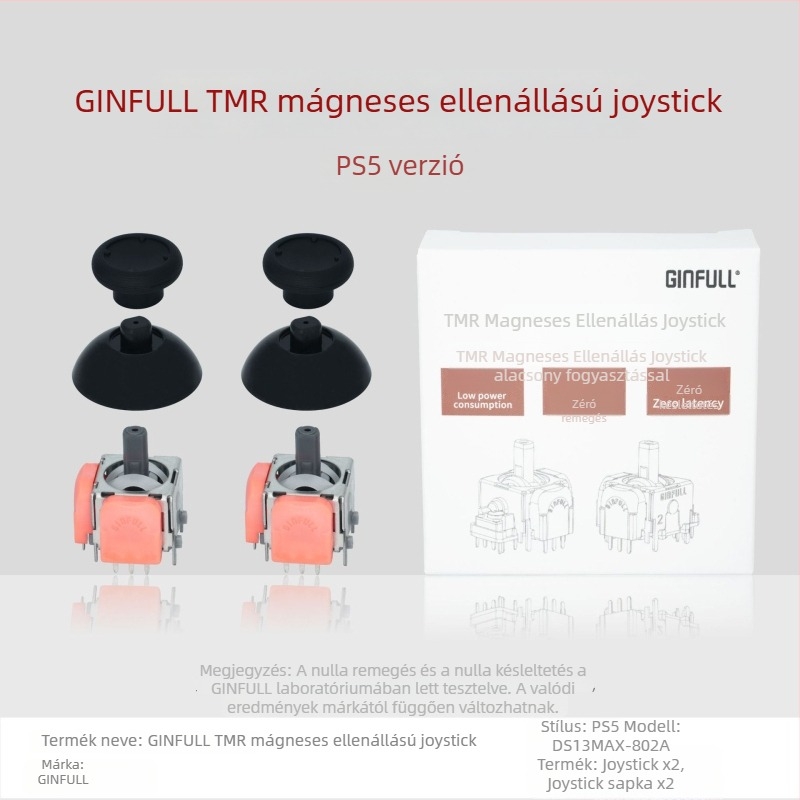 Jinfu DS13-max game joystick konzolokhoz — Csatlakozás: Solder; Anyag: Resin; Élettartam: 5 millió ciklus; Vibráció: Nincs; Nominális teljesítmény: 0,0125