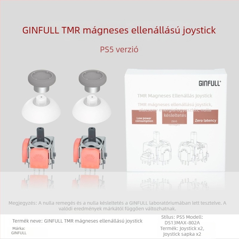 Jinfu DS13-max game joystick konzolokhoz — Csatlakozás: Solder; Anyag: Resin; Élettartam: 5 millió ciklus; Vibráció: Nincs; Nominális teljesítmény: 0,0125