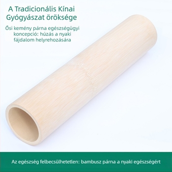 Bambusz U-alakú nyaki párna bambusz szénszálas töltettel, 1-2 kg, modern minimalista stílus.
