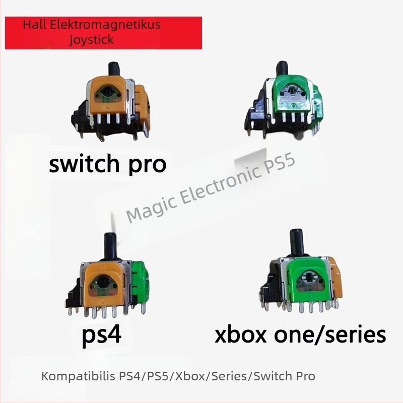 PS4/PS5-hall-hatású joystick, kompatibilis Xbox One és Switch Pro-val – új generáció