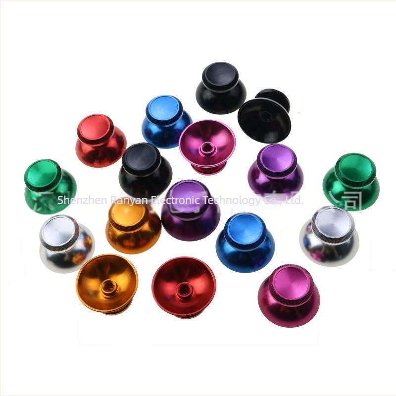 Fém gombafejű joystick sapkák PS5/PS4/Xbox One-hoz, alumínium ötvözet, 1 pár, súly 11 g