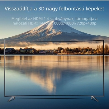Mini HDMI–ról Micro HDMI-re adapter kábel, aranyozott ötvözet, modell x138, Imison/Emison, számítógépes perifériákhoz