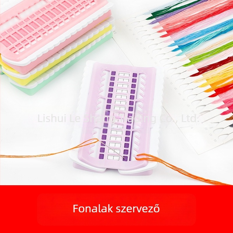 30 lyukú cérnatábla hímzéshez — szálrendező és tároló, modell Alke5j4sizal