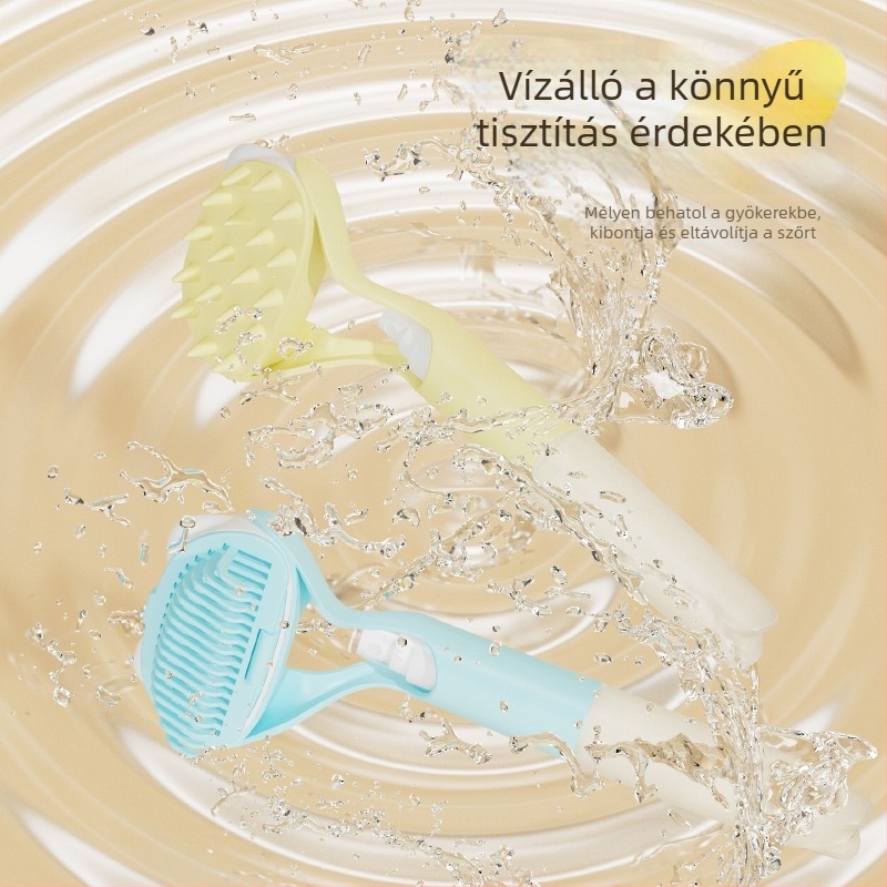 Kék fényű sterilizáló kefe háziállatok számára, hordozható permetező kefe macskák és kutyák számára, kézi permetező eszköz