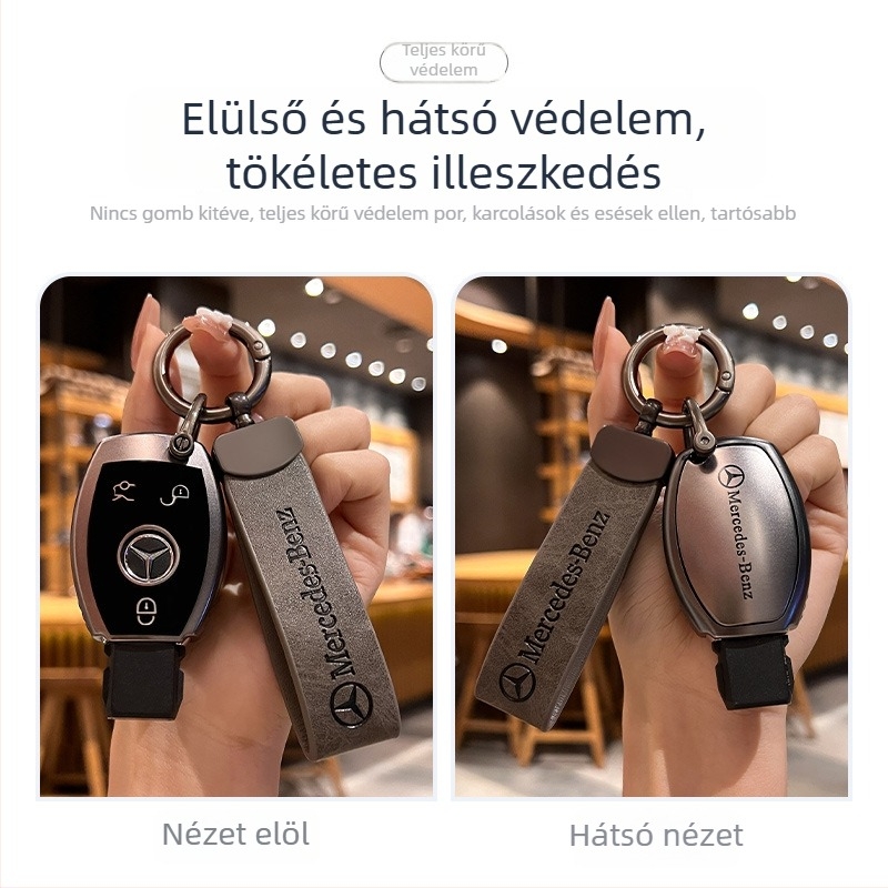 Mercedes-Benz kulcs tok – TPU anyag, magas színvonalú stílus, Huihuangda márka