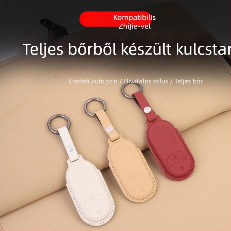 Kulcstartó tok ZhiJie R7S7S9 WenJie M9M5M8 – teljes lefedettség, belső kiegészítő (Night Shark, ZhiJie, Product No. 54454, Material: Microfiber Synthetic Leather, Style: Minimalist)
