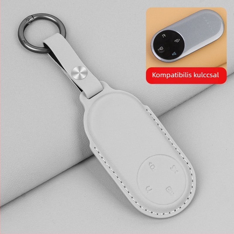 Kulcstartó tok ZhiJie R7S7S9 WenJie M9M5M8 – teljes lefedettség, belső kiegészítő (Night Shark, ZhiJie, Product No. 54454, Material: Microfiber Synthetic Leather, Style: Minimalist)