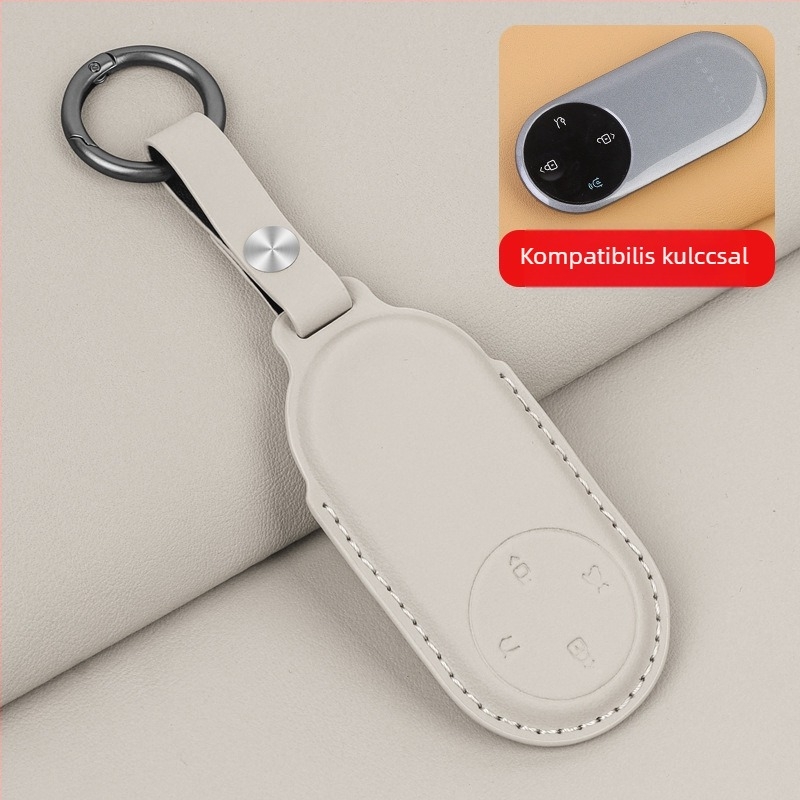 Kulcstartó tok ZhiJie R7S7S9 WenJie M9M5M8 – teljes lefedettség, belső kiegészítő (Night Shark, ZhiJie, Product No. 54454, Material: Microfiber Synthetic Leather, Style: Minimalist)