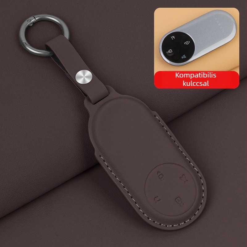 Kulcstartó tok ZhiJie R7S7S9 WenJie M9M5M8 – teljes lefedettség, belső kiegészítő (Night Shark, ZhiJie, Product No. 54454, Material: Microfiber Synthetic Leather, Style: Minimalist)