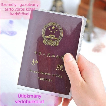 Útlevélvédő tok, PU anyag, összecsukható, japán stílus