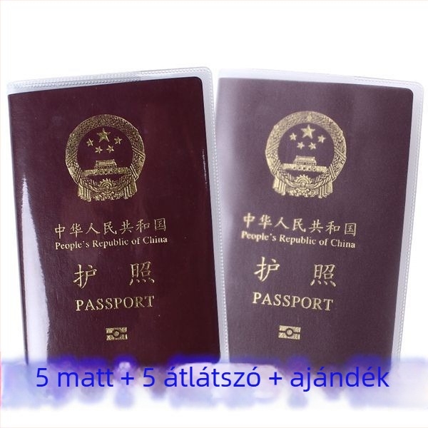Útlevélvédő tok, PU anyag, összecsukható, japán stílus
