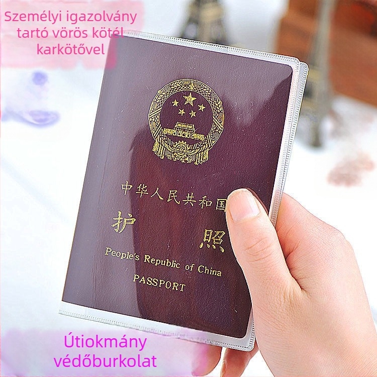 Útlevélvédő tok, PU anyag, összecsukható, japán stílus