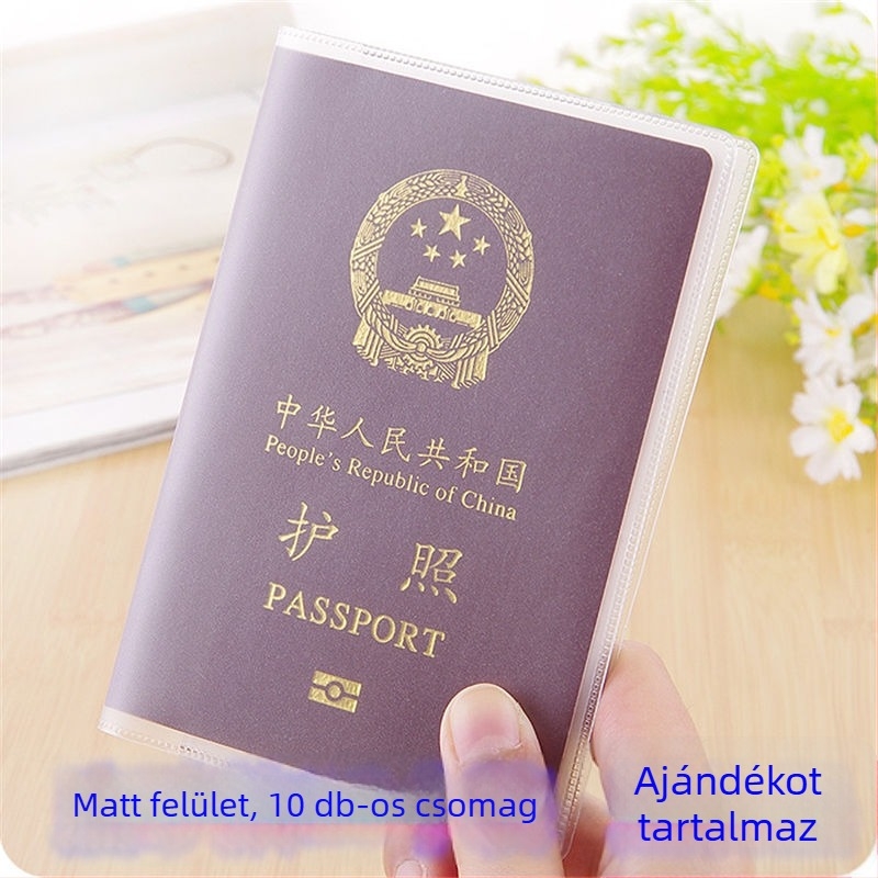 Útlevélvédő tok, PU anyag, összecsukható, japán stílus