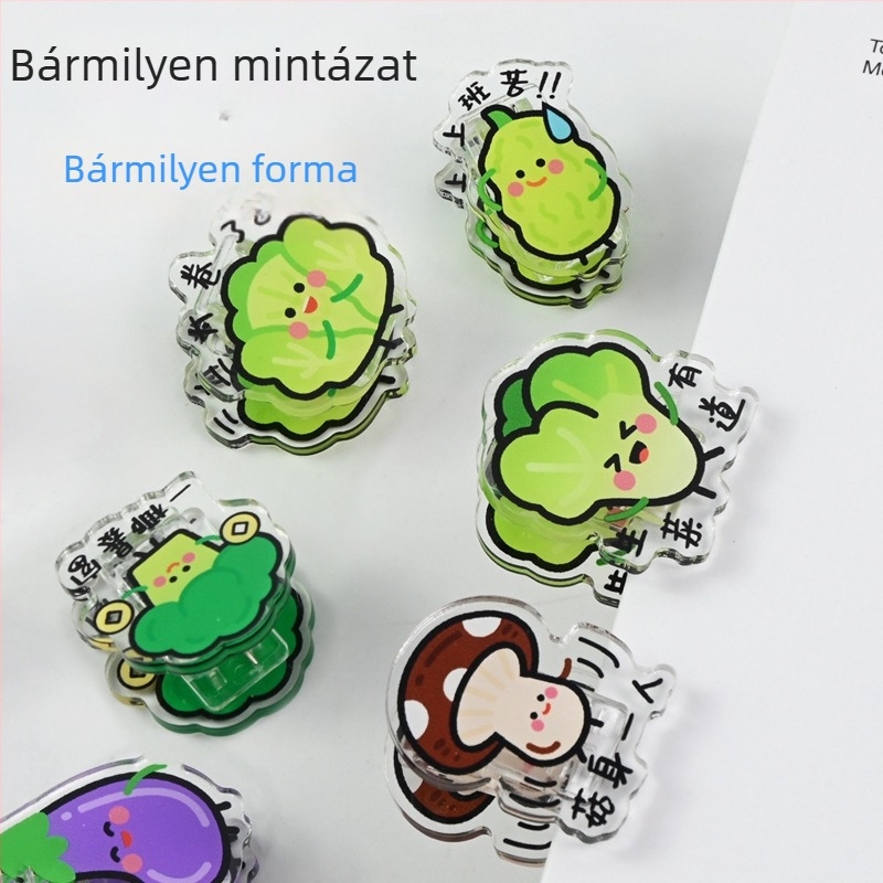 Tárca - Akril klip tartó Wen xu, gyártó Yanko crafts; PP klipek jegyzetekhez és fényképekhez Cartoon Star dizájnnal, testreszabható