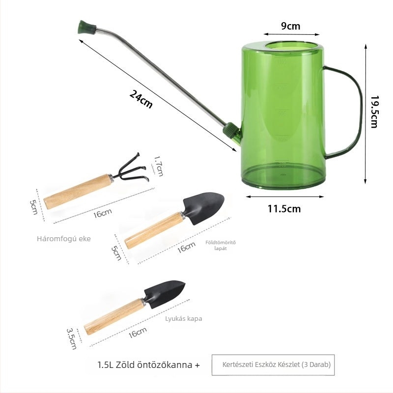 Házi kertészkedéshez hosszúcsövű öntöző kanna permetező fejjel; öntöző eszköz (Típus: kanna/öntöző kanna/szóró; Kapacitás: részletek; Anyag: Egyéb)