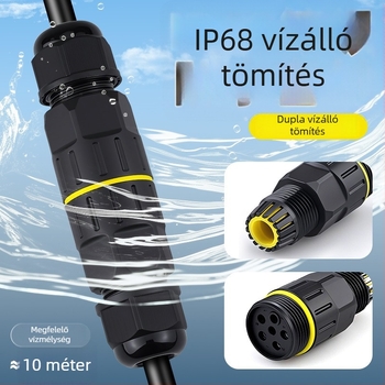 Vízálló terminál blokk adapter ipari kültéri használatra, magas hőmérséklet-állóság (csatolási interfész)