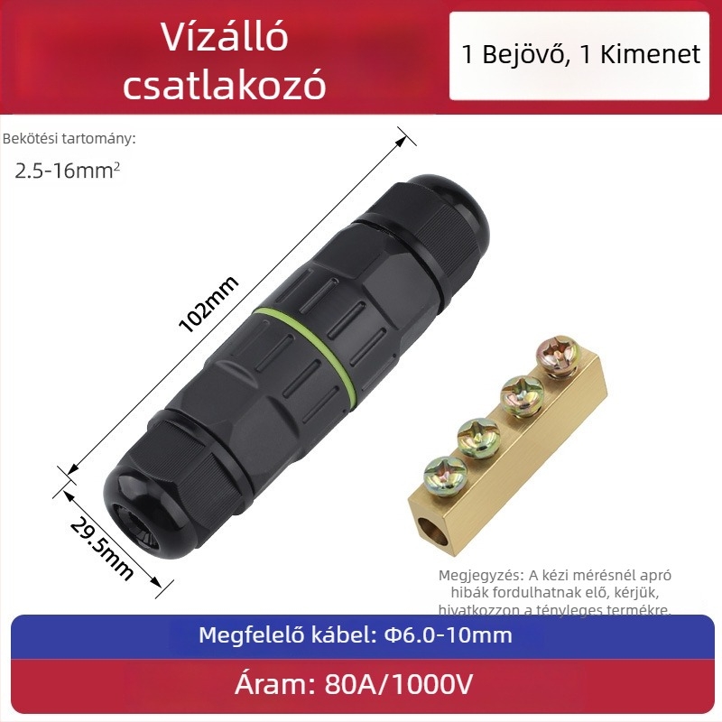 Vízálló terminál blokk adapter ipari kültéri használatra, magas hőmérséklet-állóság (csatolási interfész)