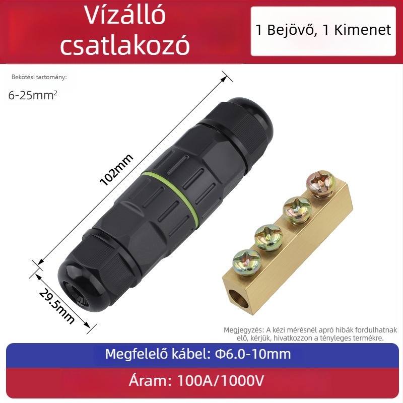 Vízálló terminál blokk adapter ipari kültéri használatra, magas hőmérséklet-állóság (csatolási interfész)
