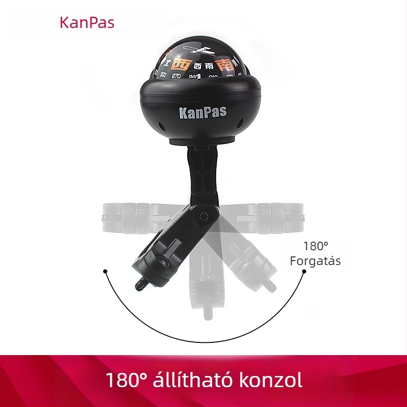 Elektromos motorkerékpár vezető iránytűje, fémből készült, vízálló, érzékeny irányjelzés