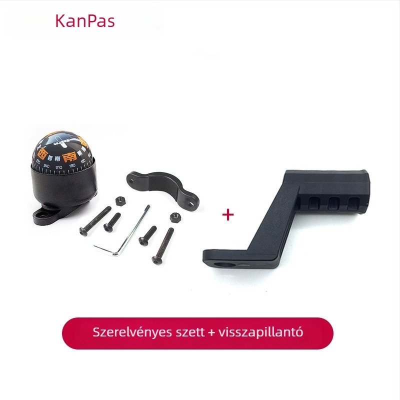 Elektromos motorkerékpár vezető iránytűje, fémből készült, vízálló, érzékeny irányjelzés