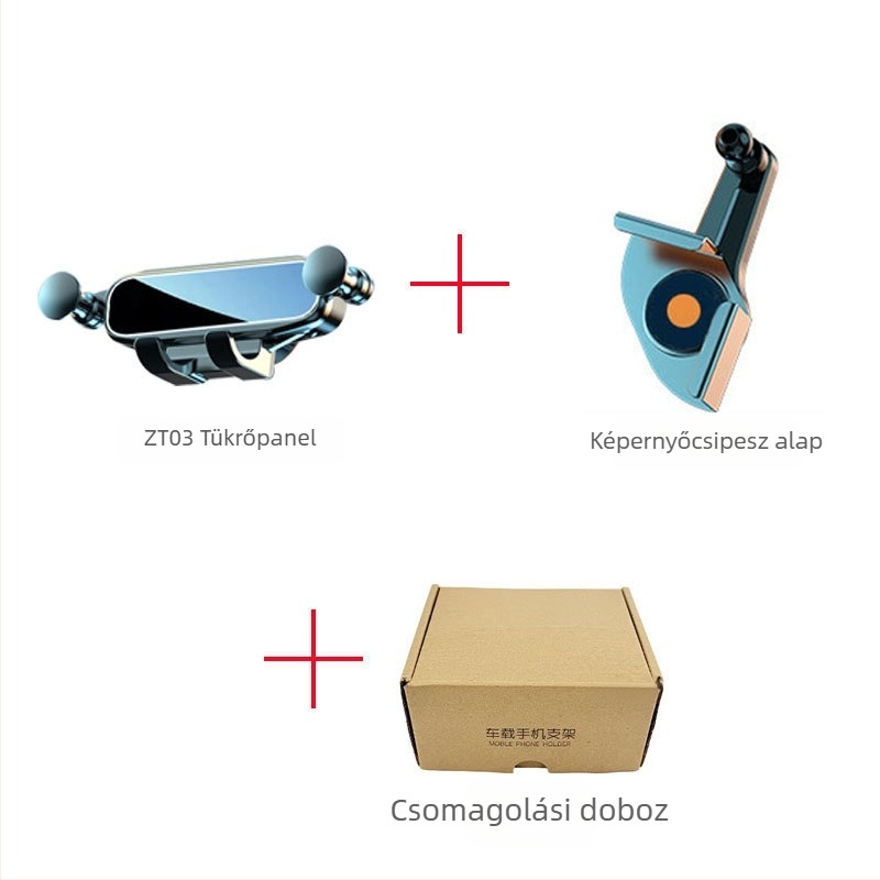 Zhenyu univerzális autó navigációs tartója snap-on központi kijelzőhöz, testreszabható