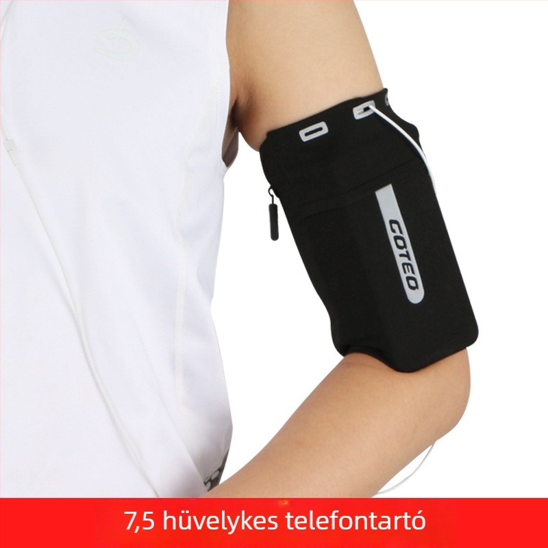 Uniszex karra rögzíthető telefon-tartó futáshoz és kültéri edzéshez, könnyű poliészter