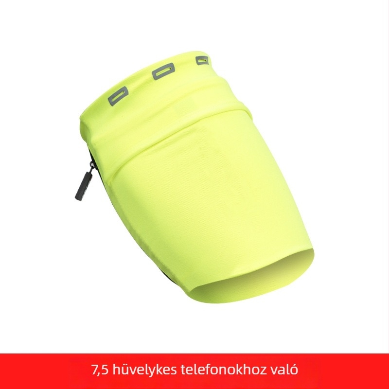 Uniszex karra rögzíthető telefon-tartó futáshoz és kültéri edzéshez, könnyű poliészter