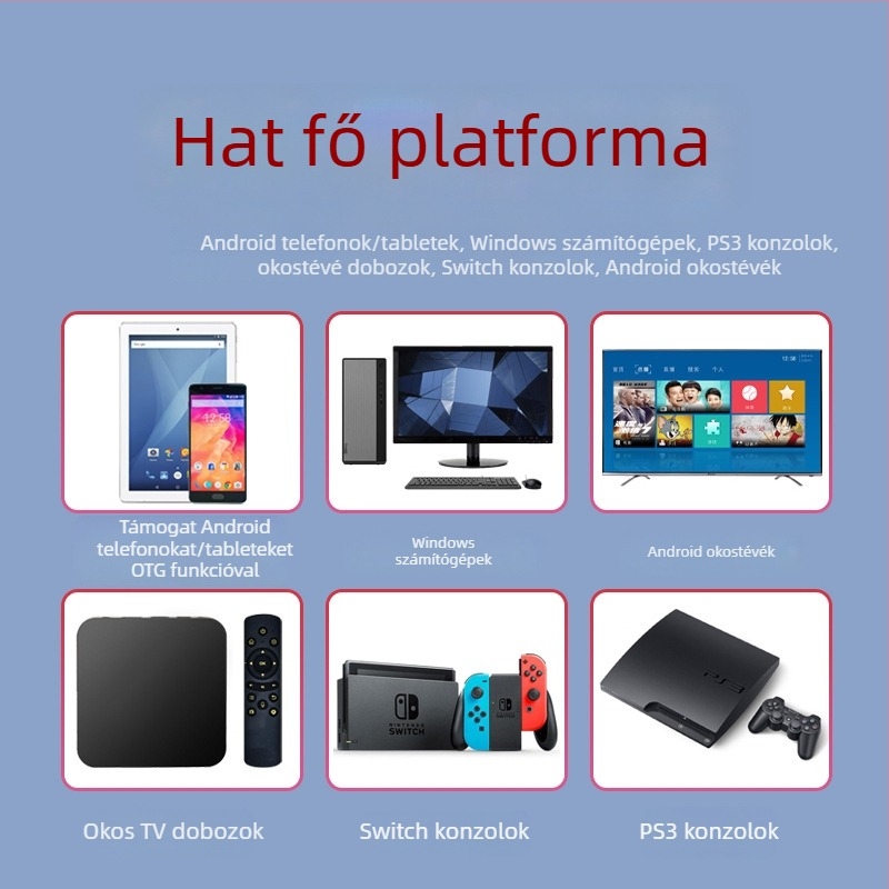 Játék joystick arcade konzolokhoz, Baolong MN, USB interfész, rezgésmentes, OEM