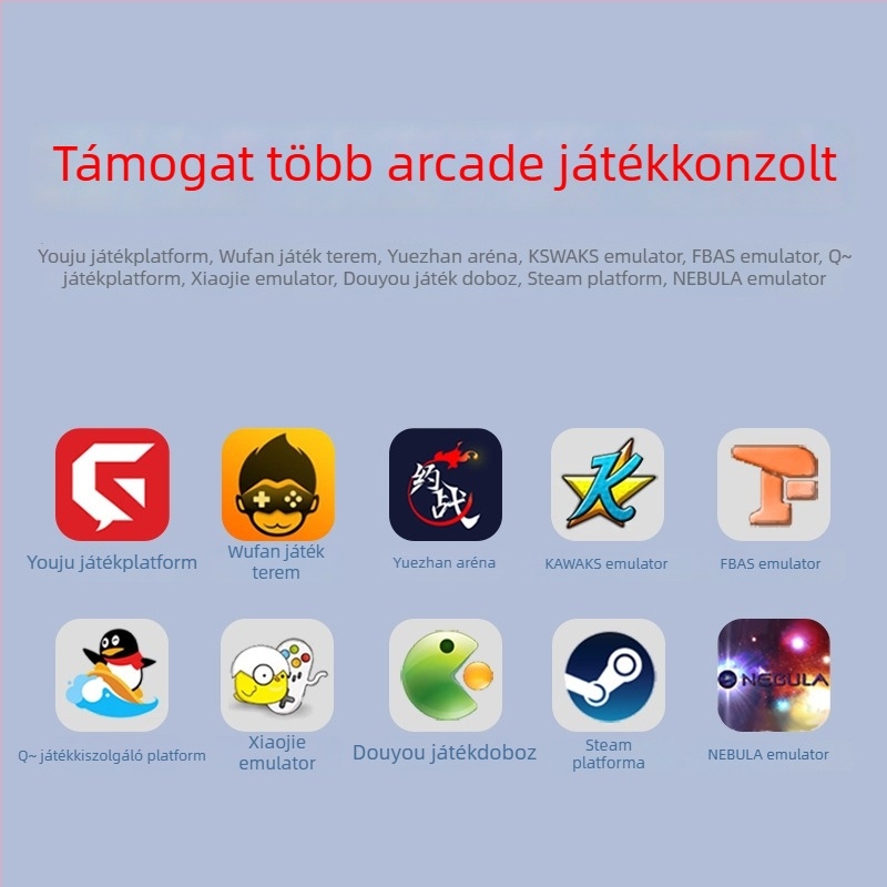 Játék joystick arcade konzolokhoz, Baolong MN, USB interfész, rezgésmentes, OEM