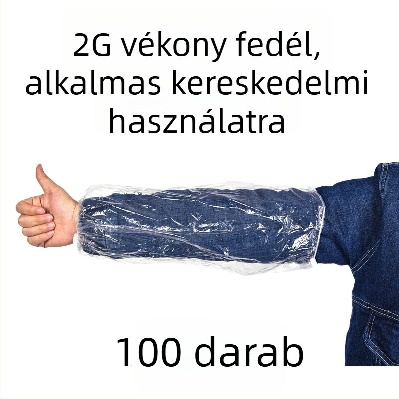 Egyszer használatos PE karvédő, vízálló, felnőtt, modern egyszerű stílus, rákos forró fazékhoz