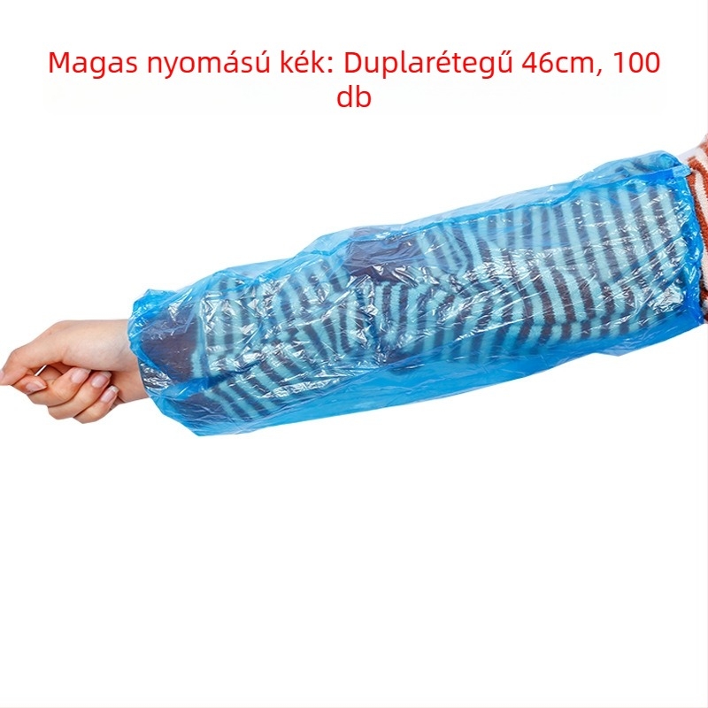 Egyszer használatos PE karvédő, vízálló, felnőtt, modern egyszerű stílus, rákos forró fazékhoz