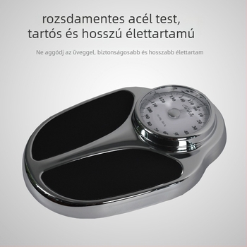 Testsúlymérleg, mechanikus pontosság, nem digitális, diákoknak