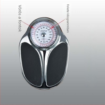 Testsúlymérleg, mechanikus pontosság, nem digitális, diákoknak