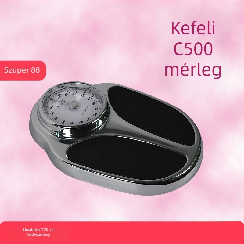 Testsúlymérleg, mechanikus pontosság, nem digitális, diákoknak