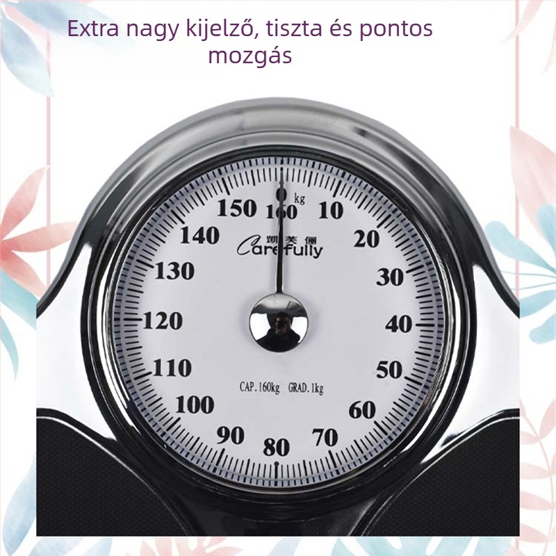 Testsúlymérleg, mechanikus pontosság, nem digitális, diákoknak