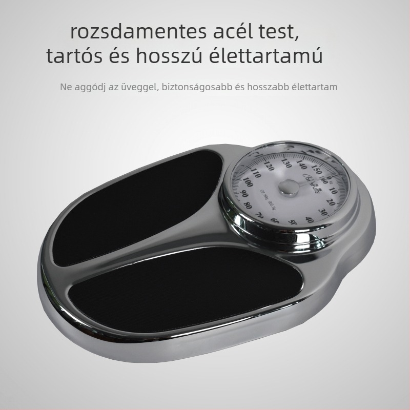 Testsúlymérleg, mechanikus pontosság, nem digitális, diákoknak