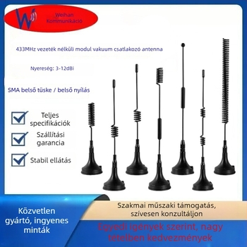 LoRa antenna magas nyereséggel, 12 dBi, 433 MHz, antenna ventuzával a modulhoz WEIHAN