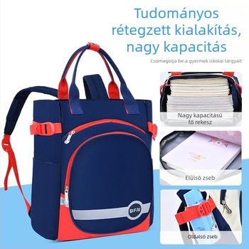 Három az egyben iskolai hátizsák, ultra könnyű és összecsukható, Oxford anyagból, nylon bélés, uniszex általános iskola