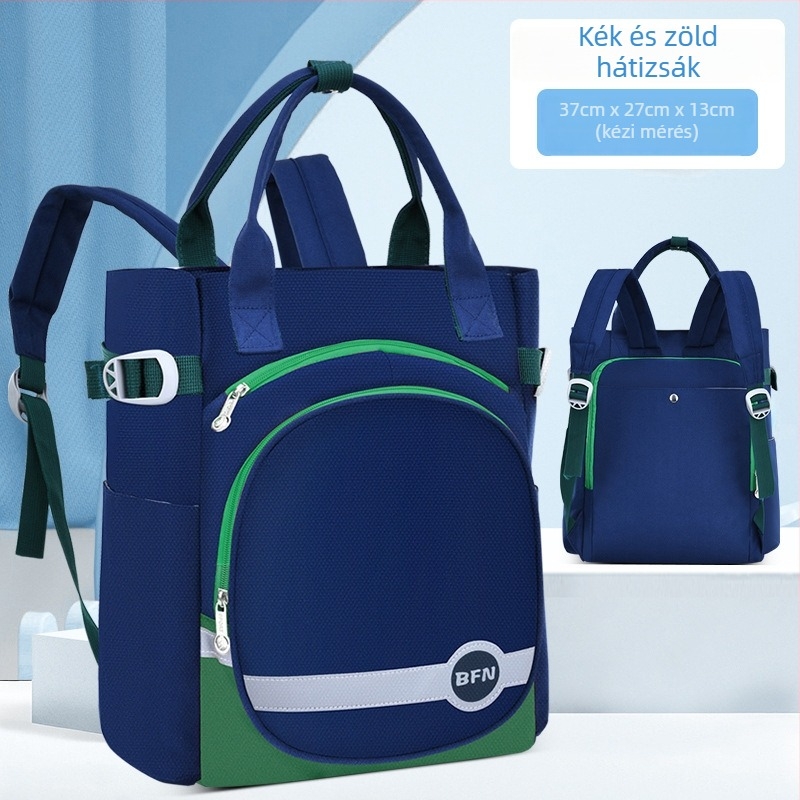 Három az egyben iskolai hátizsák, ultra könnyű és összecsukható, Oxford anyagból, nylon bélés, uniszex általános iskola