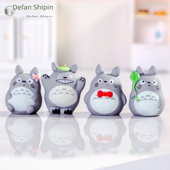 Chinchilla gyanta dekorfigura Defan — eredeti dizájn, dekoratív gyanta az asztalra (MAP 123)