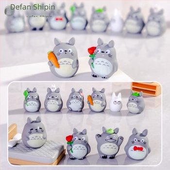 Chinchilla gyanta dekorfigura Defan — eredeti dizájn, dekoratív gyanta az asztalra (MAP 123)