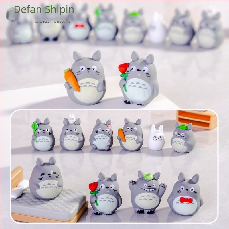 Chinchilla gyanta dekorfigura Defan — eredeti dizájn, dekoratív gyanta az asztalra (MAP 123)