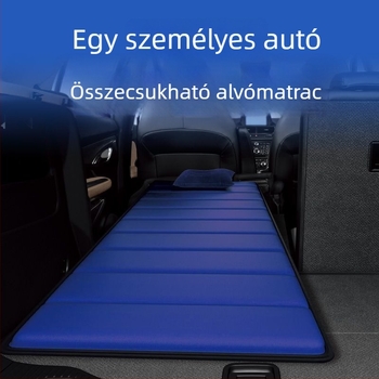 Autóba szerelhető egyágyas alvómatrac, hátsó csomagtartóban összecsukható, univerzális kompatibilitás, felfúvás nélkül