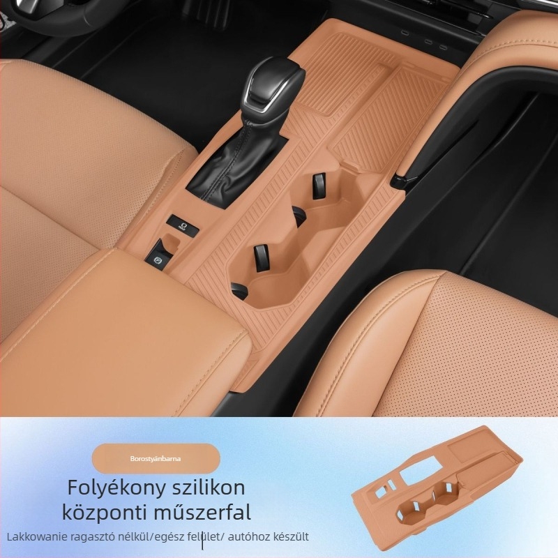 Toyota Camry 24-25 középkonzol szilikon párna – belső dekoráció, karcolásvédő fólia a váltó környékén