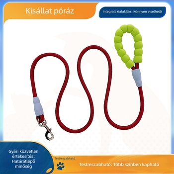 Nylon kutyapóráz minden méretű kutyáknak, sétáláshoz, Toy Poodle és Bichon Frisé számára