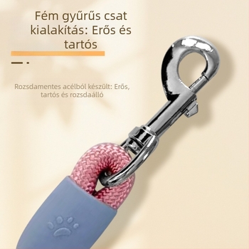 Nylon kutyapóráz minden méretű kutyáknak, sétáláshoz, Toy Poodle és Bichon Frisé számára
