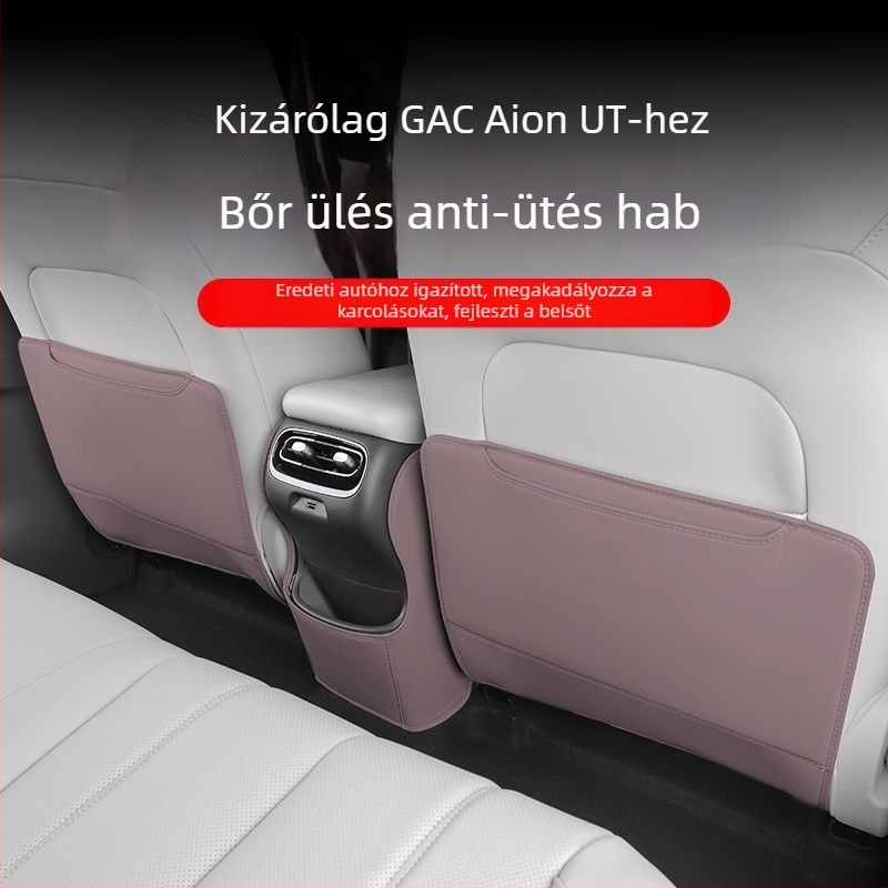 Bőr hátsó ülésvédő, védelem a szennyeződés és a rúgások ellen