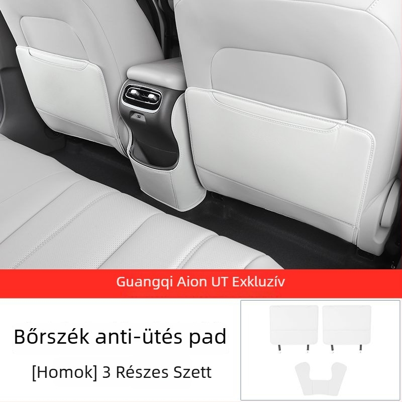 Bőr hátsó ülésvédő, védelem a szennyeződés és a rúgások ellen